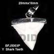 Natural Y Shark Teeth Pendant BFJ5003P Shell Beads Shell Jewelry Bone Pendants