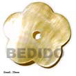 Natural mother of pearl Small Scallop Pendant 23 BFJ5007P Shell Beads Shell Jewelry Shell Pendant