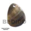 Natural Black Lip Teardrop Pendant BFJ5020P Shell Beads Shell Jewelry Shell Pendant