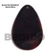 Natural Black Pin Teardrop Pendant