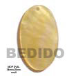 Natural Oblong MOP Pendant