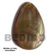 Natural Brownlip Teardrop Pendant