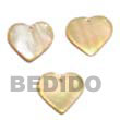 Natural Miniature Hearts 15mm BFJ5055P Shell Beads Shell Jewelry Shell Pendant