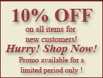 Promo 10% Off For New Customers