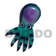 Natural Octopus Hand Painted Wooden Refrigerator Fridge Door