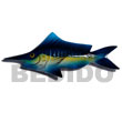 Natural Fish Hand Painted Wooden Refrigerator Fridge Door