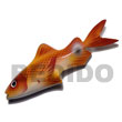 Natural Fish Hand Painted Wooden Refrigerator Fridge Door