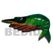 Natural Shrimp Hand Painted Wooden Refrigerator Fridge Door
