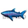 Natural Shark Handpainted Wood BFJ029RM Shell Beads Shell Jewelry Fridge Magnets