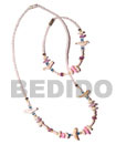 Natural set of fetish bird luhuanus jewelry