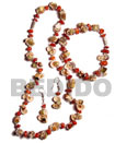 Natural Natural Luhuanus Shell Set Jewelry Necklace Bracelets And Earrings Wooden Accessory Shell Products Shell Beads Shell Jewelry