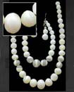 Natural Oyok (male) - Size Nk 18 inches, Br BFJ003SET Shell Beads Shell Jewelry Jewelry Set