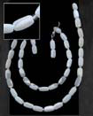 Natural Troca Shells In Rice Beads - BFJ010SPSSET Shell Beads Shell Jewelry Jewelry Set