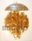 Natural Parisian 16" Ball Chandelier - Golden Yellow