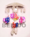 Natural Umbrella & Micromini Fish & BFJ009CC Shell Beads Shell Jewelry Wind Chimes