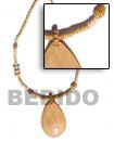 Natural 2-3 Mm Heishe Natural Coco Necklace